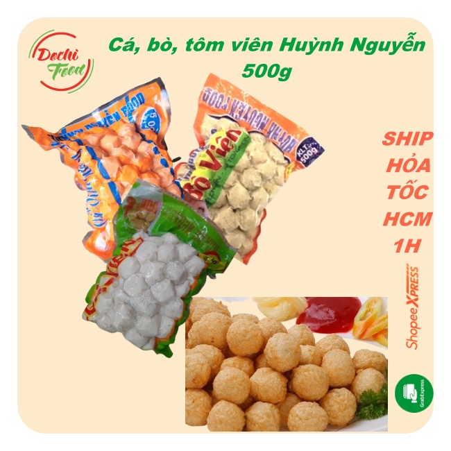 Cá viên, bò viên, tôm viên 500g