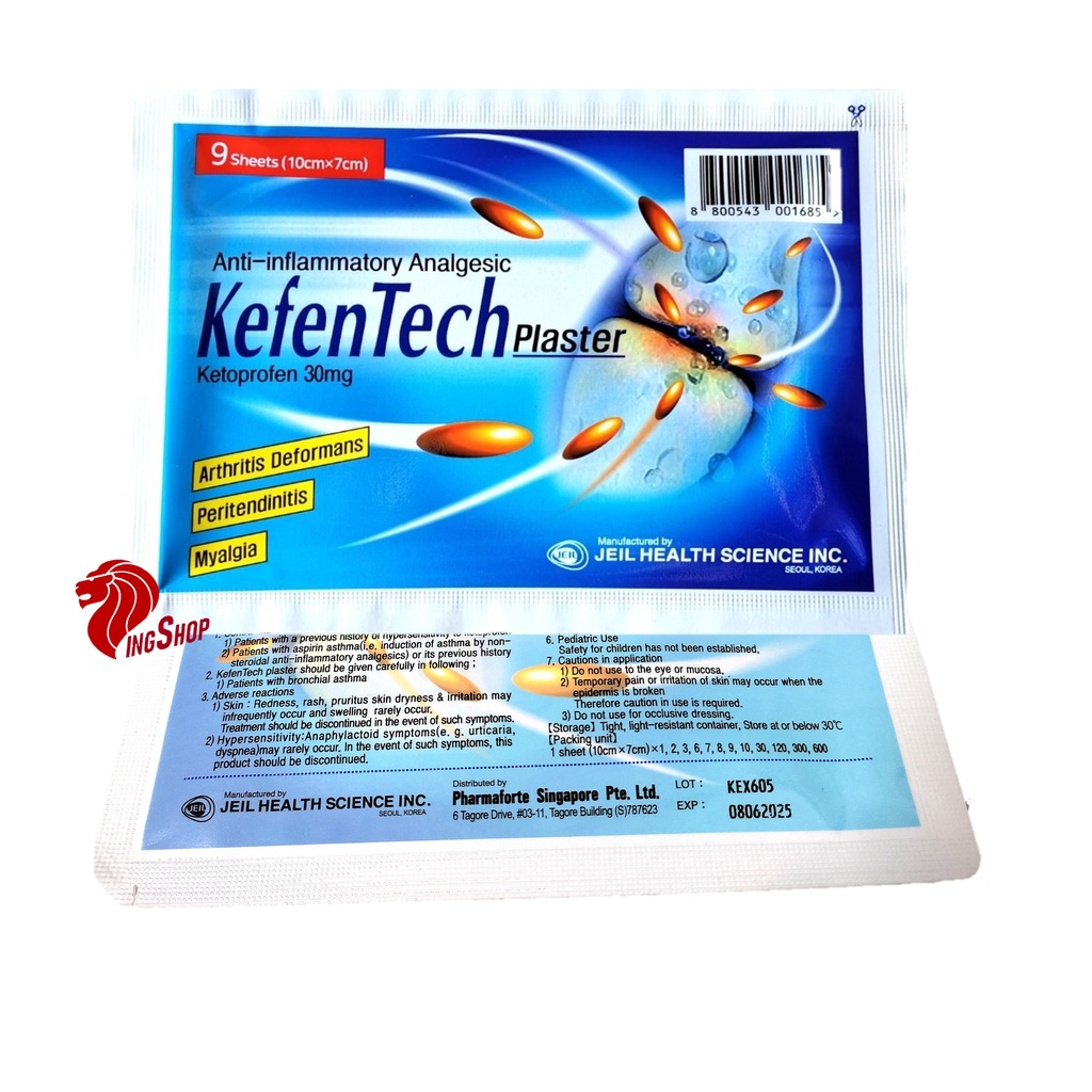 Combo 2 gói cao dán KefenTech