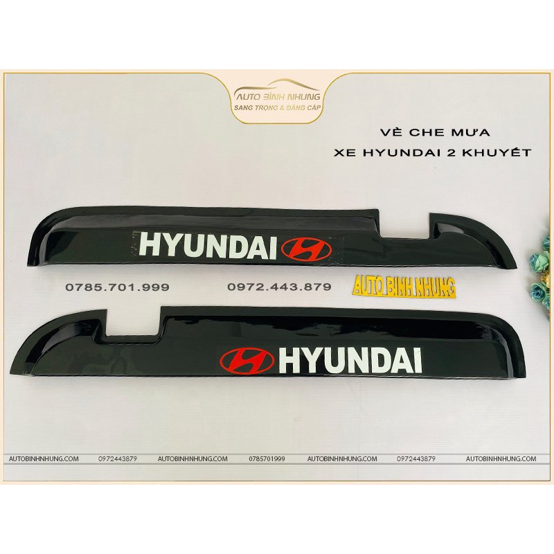 Vè che mưa xe hyundai HD120, HD170, HD210, HD240, HD250, HD270, HD320,HD700,HD1000, vè hyundai 5 tấn đến 25 tấn (1 đôi)
