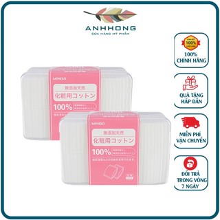 Bông tẩy trang miếng miniso 1000 miếng – nhật bản