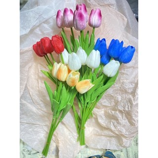Hoa Tulip cao su cao cấp