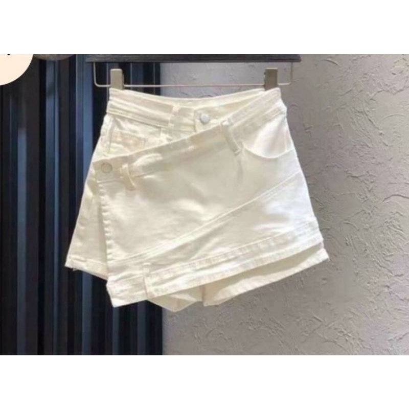 Chân váy kaki đắp chéo sang chảnh _UTNG