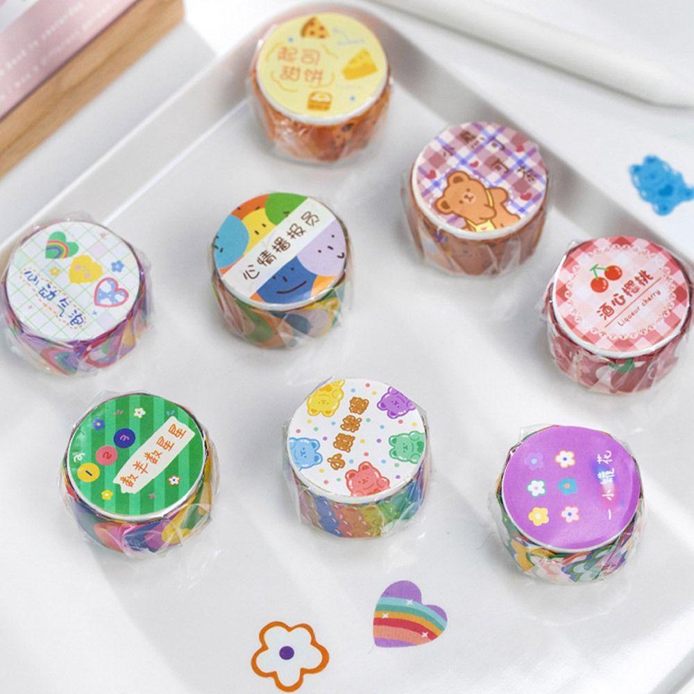 LAKAMIER 5 Cuộn Băng Keo Dán Trang Trí Sổ Lưu Niệm