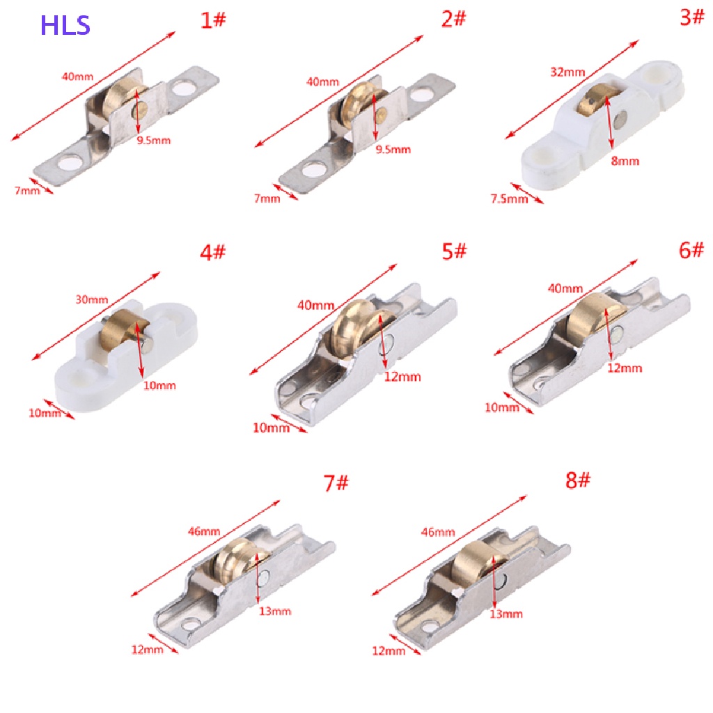 1 Bánh Xe Ròng Rọc Bằng Thép Không Gỉ Cho Cửa Sổ