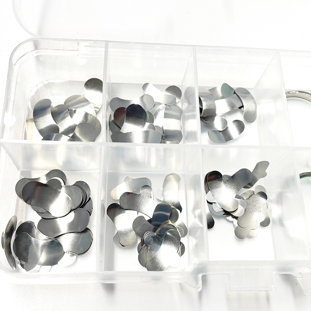 Hộp 100 Băng Tần Ma Trận Có 2 Vòng Kẹp Số 1.398 Matrix Bands