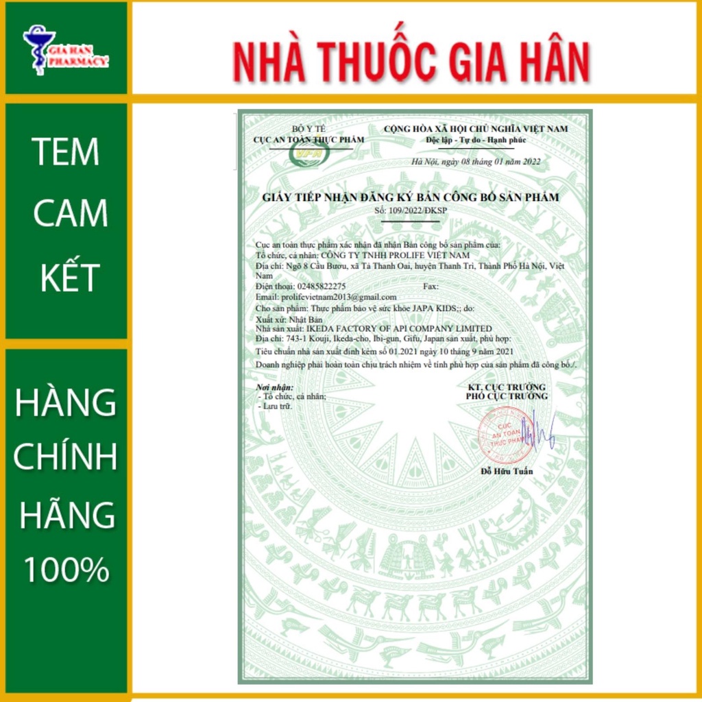 Japa Kids Hỗ Trợ Đường Tiêu Hóa, Giúp Ăn Ngon Miệng  - Gia Hân Pharmacy