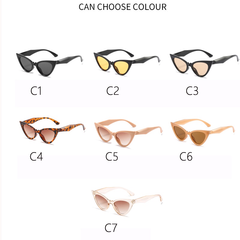 Kính Mát Mắt Mèo Chống Tia UV400 Thời Trang Cho Nữ