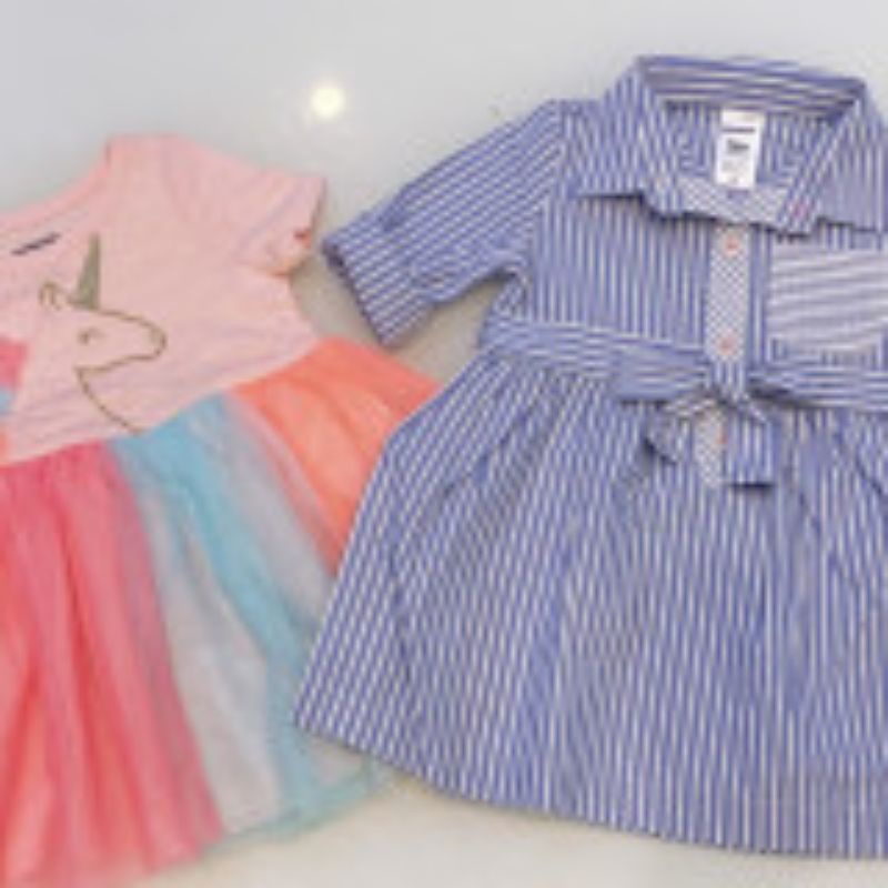 Đầm bé gái hàng xuất sơ sinh đến 12 tháng