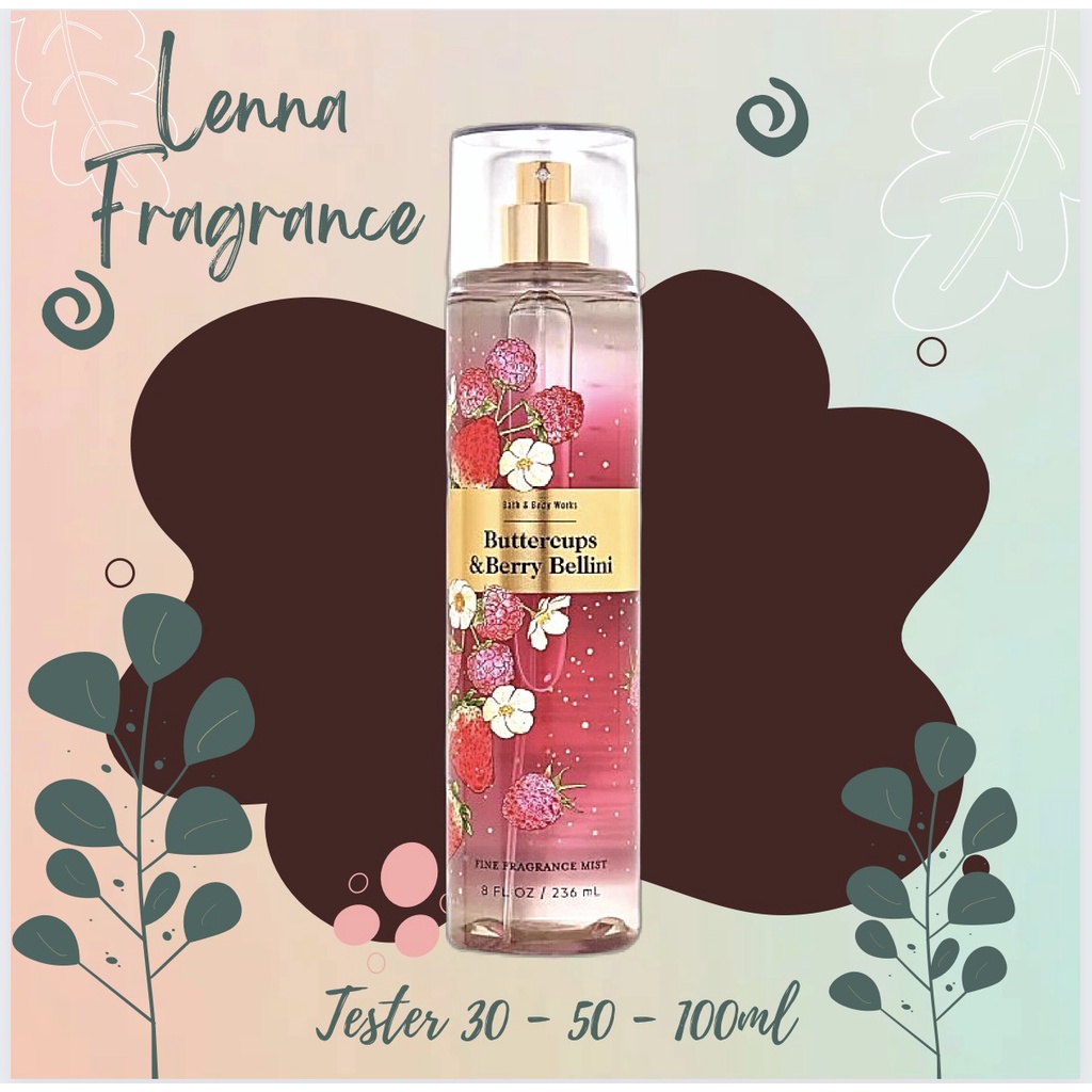 "LENNA" : Xịt Thơm Bath & Body Works - Buttercups & Berry Bellini