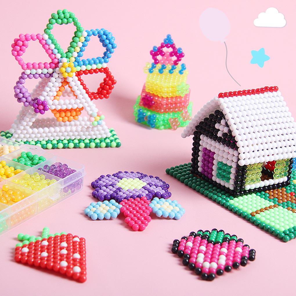 Bộ 24 Hạt Nở 3000 Màu Nước Tự Làm Đồ Thủ Công Cho Bé