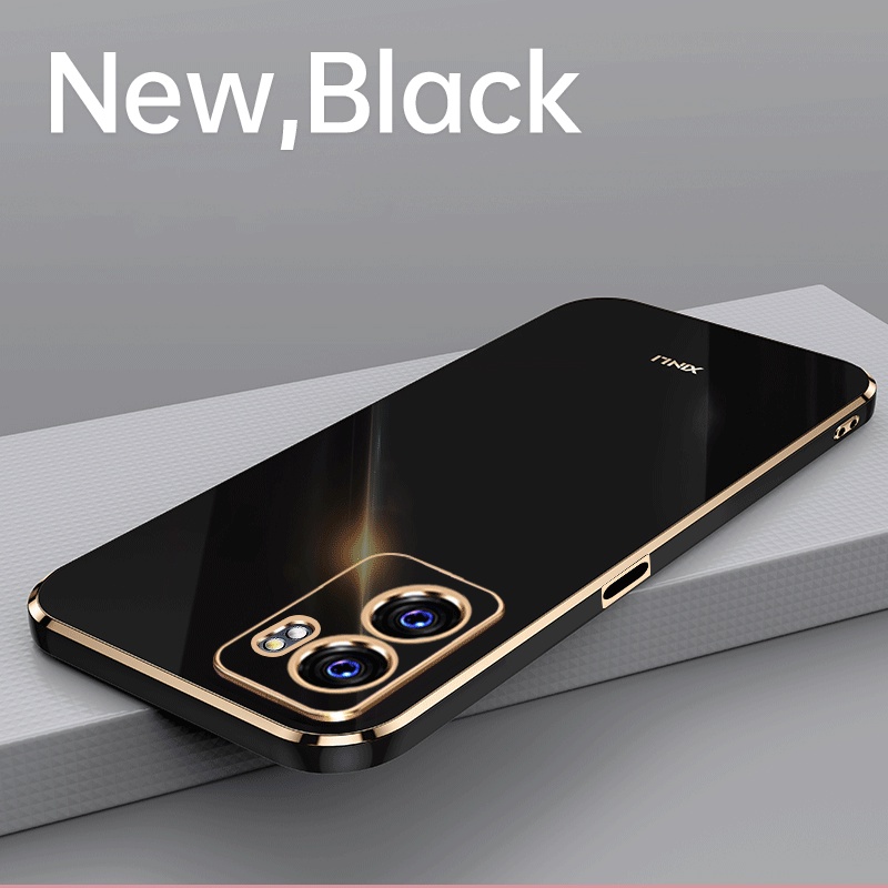 Ốp Điện Thoại Silicon Mềm Viền Thẳng Hình Khối Rubik 6D Cho Oppo A17 A17K A57 A57S A77 A77S A76 A96