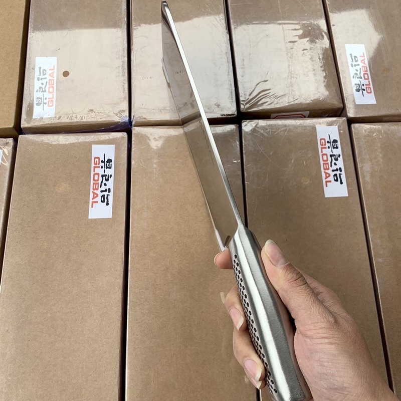 Dao Chặt Xương Nhật Bản Kitchen Kinfe Hiệu Global G-70/B Nặng 600gram  Siêu Bền - Gia Dụng Nhật TC