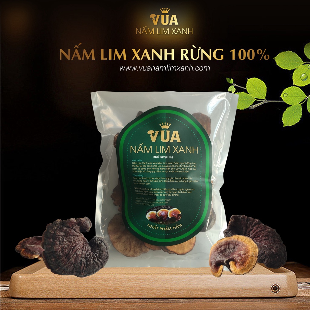 Nấm Lim Xanh Rừng 100% Từ Tự Nhiên Loại 1KG