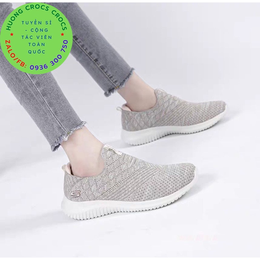 GIÀY THỂ THAO SKECHERS UNTRA FLEX II 149426 CHO NỮ MÀU KEM