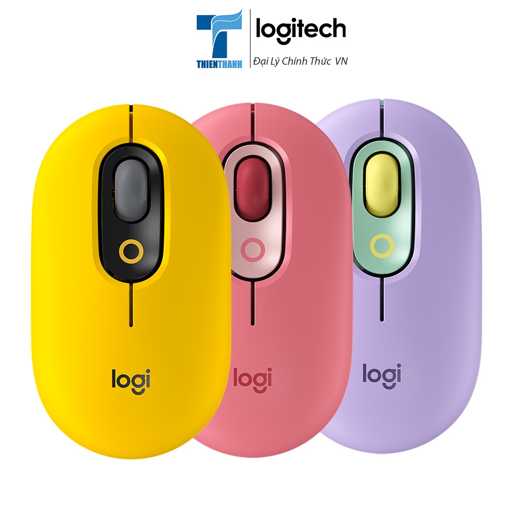 Chuột không dây Logitech POP Mouse - SilentTouch giảm ồn