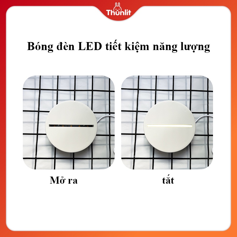 Đèn ngủ trái tim Thunlit Ngày lễ tình nhân Giáng sinh món quà sinh nhật cho bạn gái