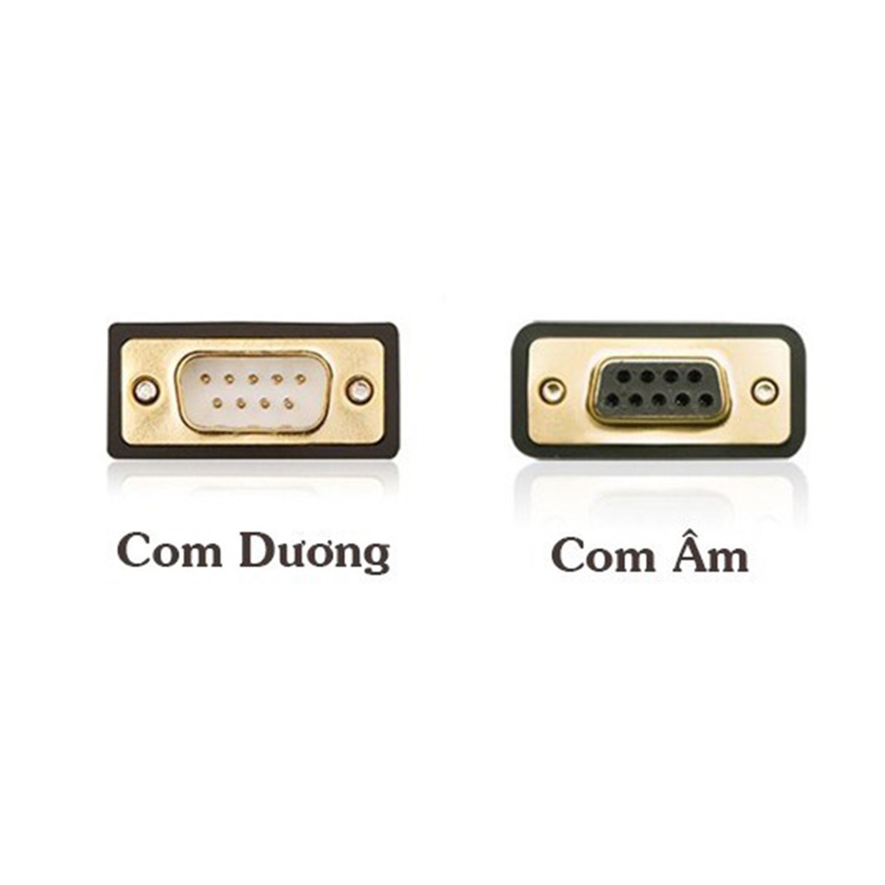 Cáp nối dài COM 9 RS232 Cao Cấp Ugreen 20147 Dài 3m (9M/9F) - Hàng Chính hãng