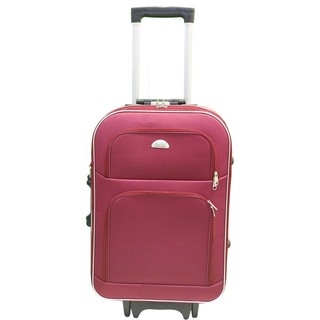Vali du lịch kéo tay bi& ti màu đỏ đô có nắp 20 và 22 inch