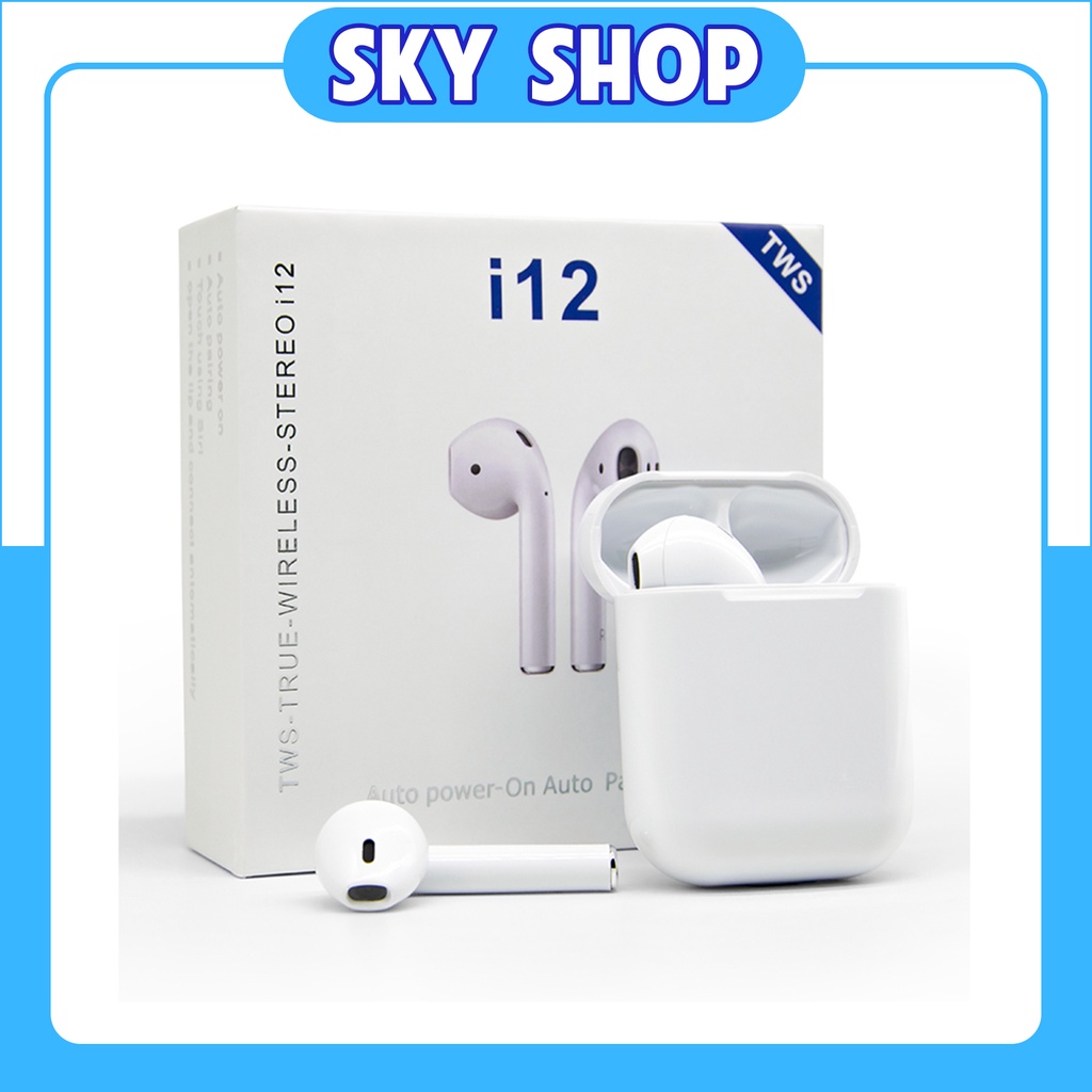Tai nghe INPODS i12 TWS BLUETOOTH 5.0 Full Màu Hàn Quốc - Tai nghe Bluetooth Cảm ứng giá rẻ
