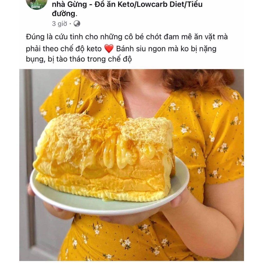 Bông lan ruốc MIX  - For Keto, DAS, Lowcarb & Tiểu đường