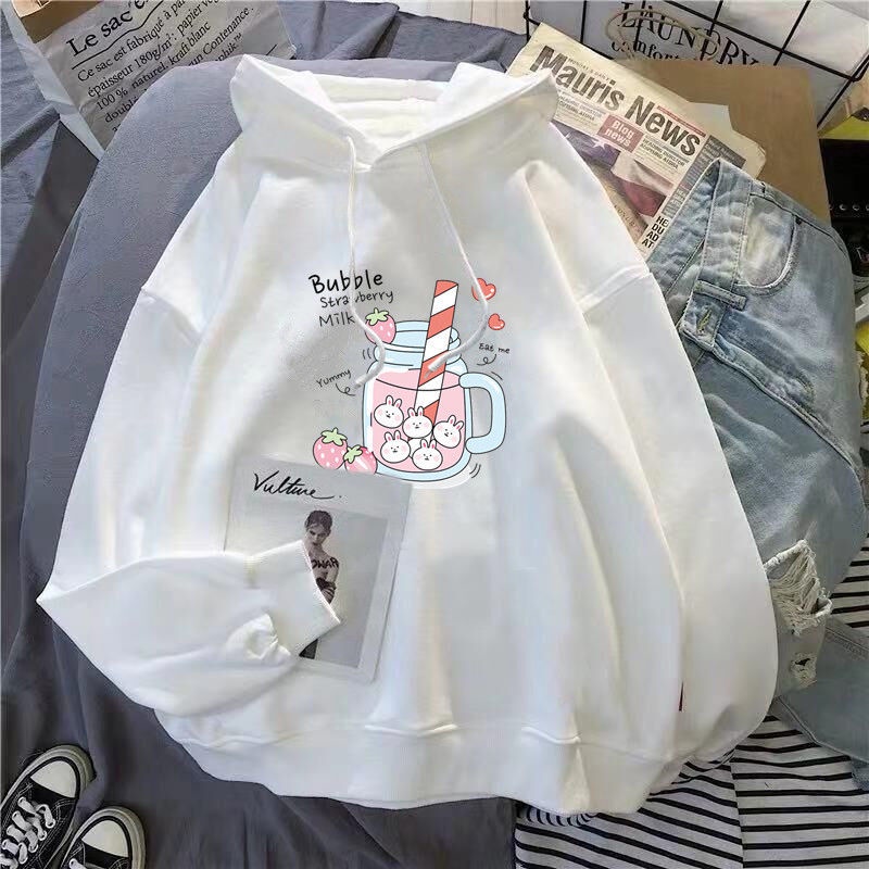 Áo Hoodie Dáng Rộng Mỏng Nhẹ Phong Cách Thời Trang Mới