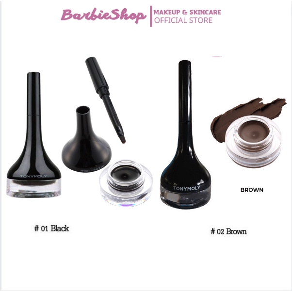Kẻ Mắt Dạng Gel Tonymoly Backstage Gel Eyeliner Cao Cấp Chuyên Dùng Cho Makeup