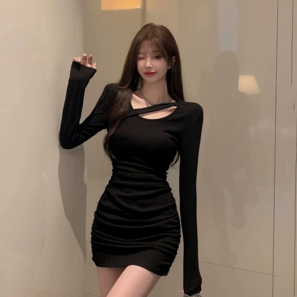 Đầm Dáng Ôm Xếp Ly Phong Cách Thời Trang Mùa Thu Mới 2022