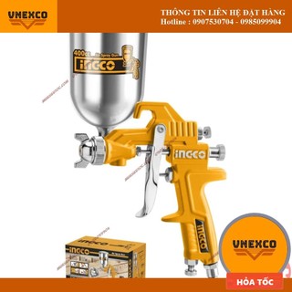 Súng phun sơn ingco ASG4042 dụng cụ phun sơn khí nén có chỉnh gió