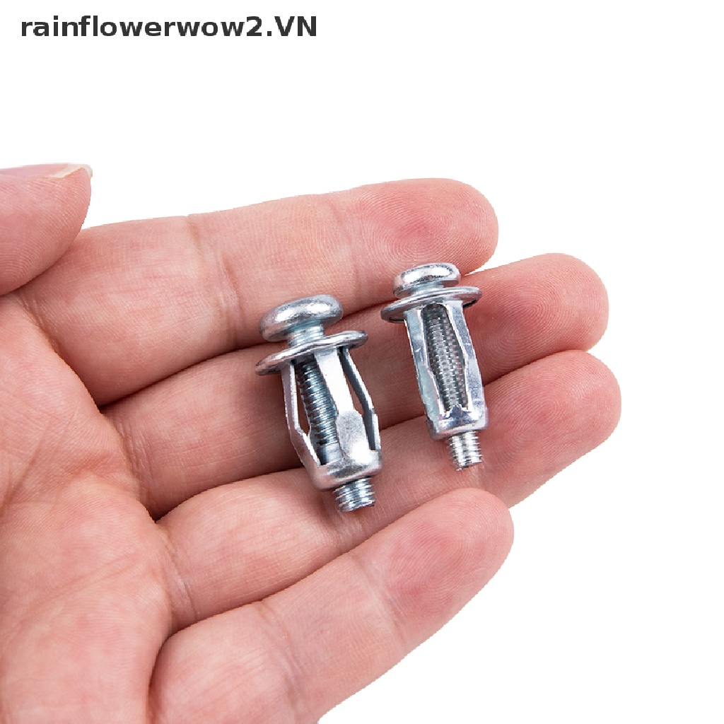 Bộ 10 Ốc Vít Kim Loại M5 / M6 Chuyên Dụng Cho Sửa Chữa Tường / Xe Hơi