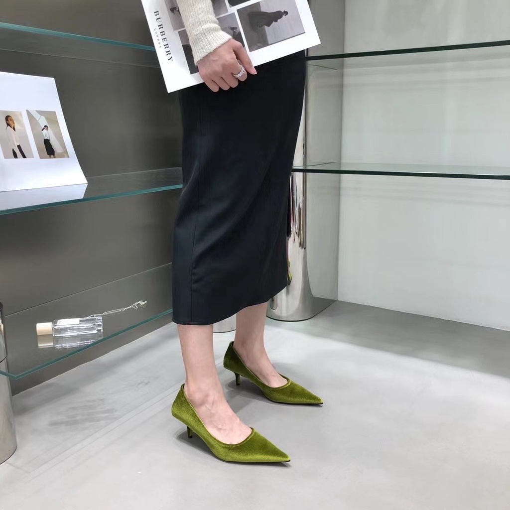 Giày Cao Gót Mũi Vuông Thiết Kế Đơn Giản Thoáng Khí Thời Trang Cho Nữ Giày Cao Gót Thiết Kế Xinh Xắn Thời Trang Dành Cho Nữ