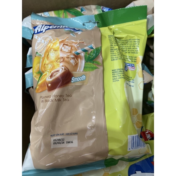 HOT LIKE Kẹo Trà bưởi mật ong và hồng trà sữa Alpenliebe 329g