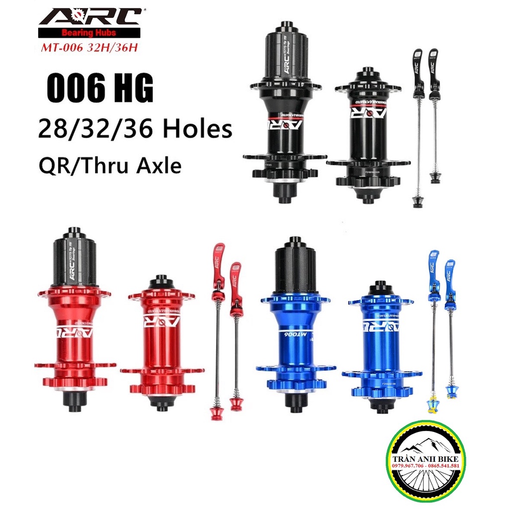 Moay ơ Hub xe đạp ARC MT006 32 Lỗ / 36 Lỗ (Phanh đĩa)