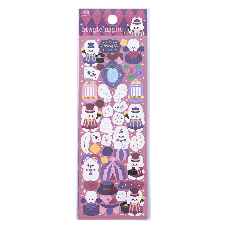 Goo Bộ 2 Tấm Sticker Hình Vương Quốc Và Thú Cưng Dễ Thương Dán Trang Trí Sổ Tay diy