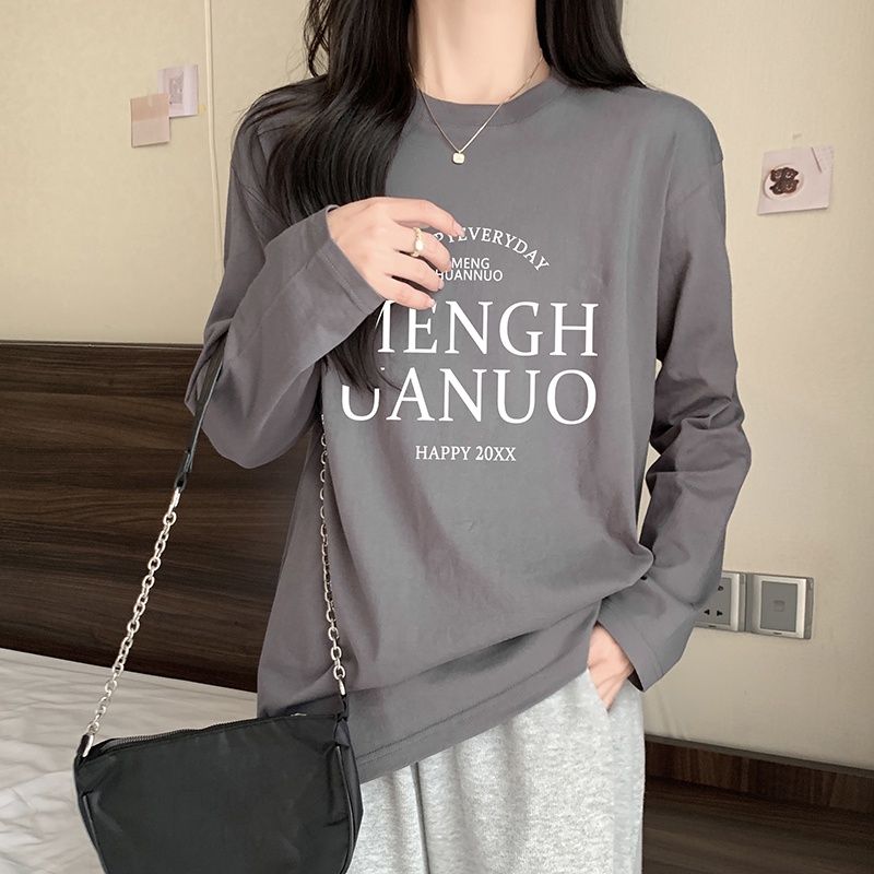 NRVP Áo Thun Nữ Dài Tay Thời Trang Hàn Quốc 2023