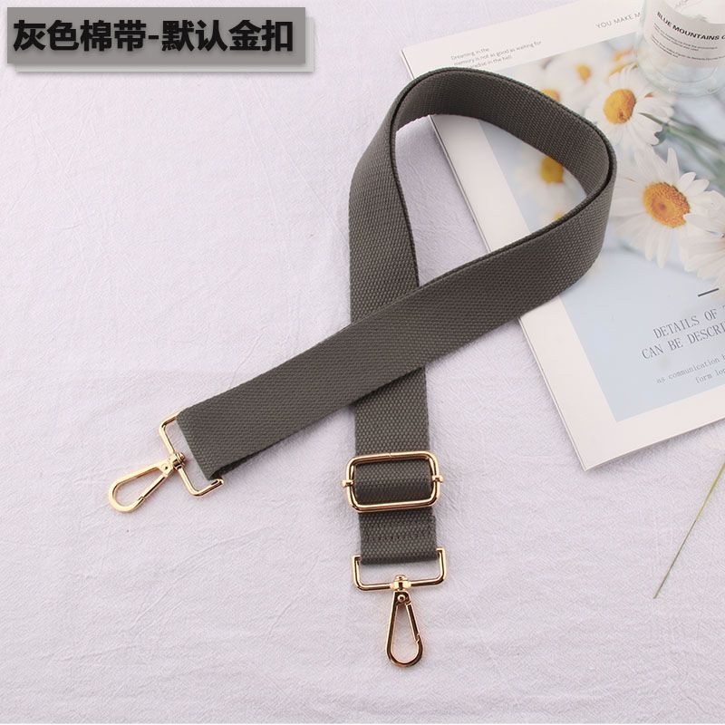 Dây Đeo Túi Xách Bằng Vải Canvas Bản Rộng 3.8cm Màu Sắc Trơn Tùy Chỉnh Thời Trang Unisex