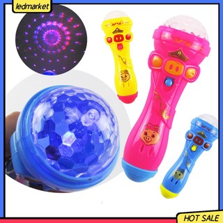 Micro đồ chơi không dây có đèn led dùng hát karaoke cho trẻ em