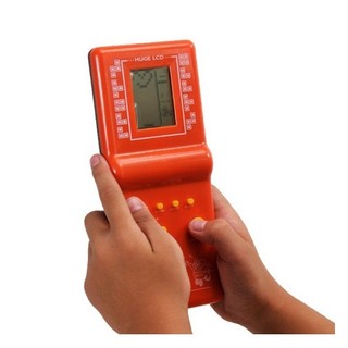 Máy chơi game mini xếp gạch, xếp hình (kèm pin)
