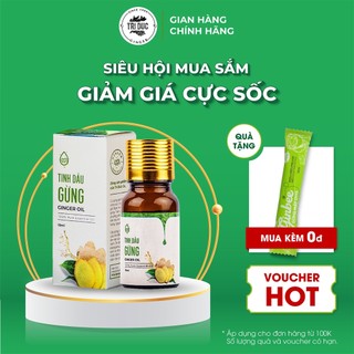 Tinh Dầu Gừng Nguyên Chất Trí Đức – 100% Từ Thiên Nhiên  - Trí Đức Ginger