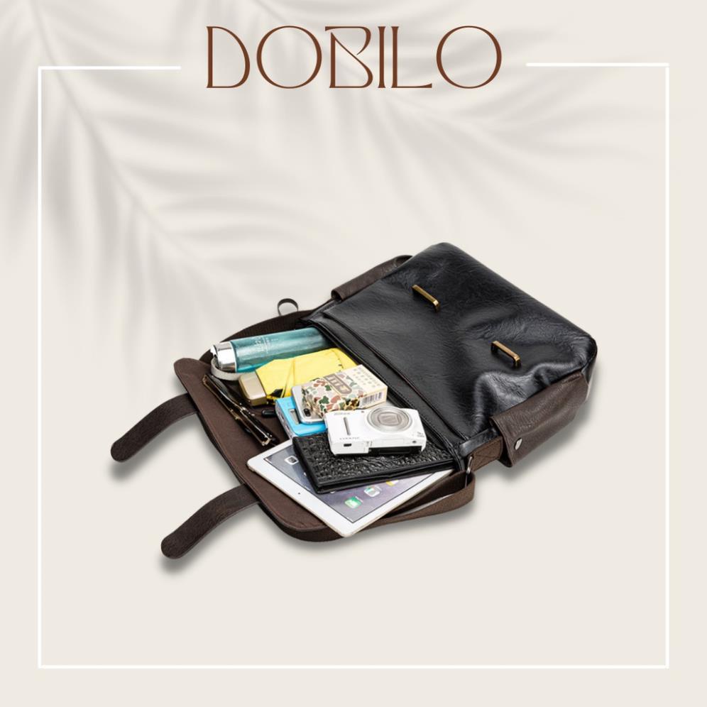 Túi Đeo Chéo Da Nam Nữ Thời Trang DOBILO - Da Pu Chống Nước BG47