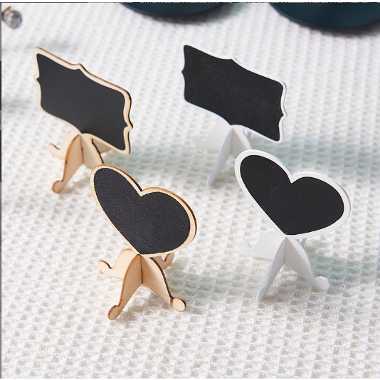 Kẹp gỗ bảng đen ghi tên shop GDIY4 giá tên sản phẩm phụ kiện chụp ảnh decor trang trí vintage