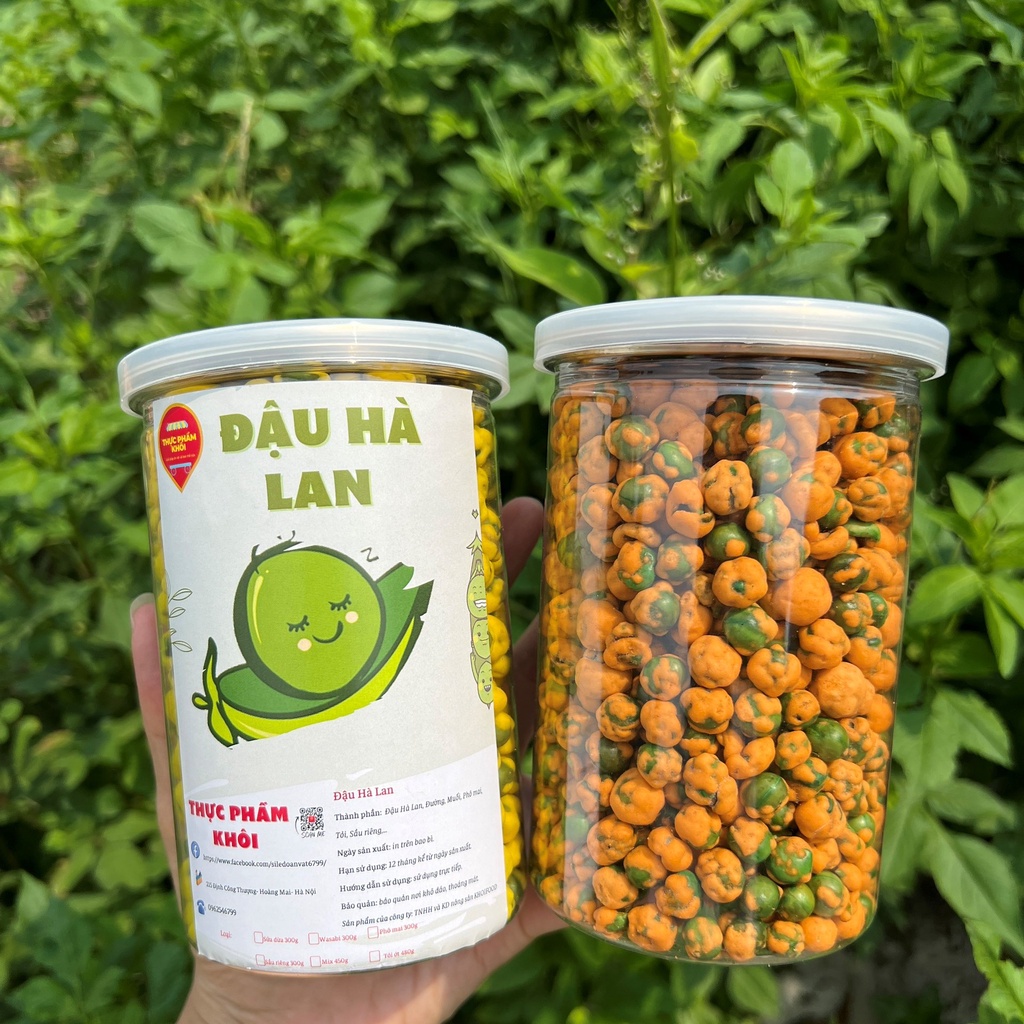 Đậu Hà Lan mix vị sấy giòn ( hũ 430gr )