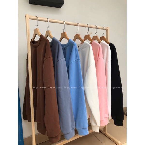 Áo sweater Trơn nỉ bông❤️Nam nữ UnisexSWEATER TRƠN ❤️