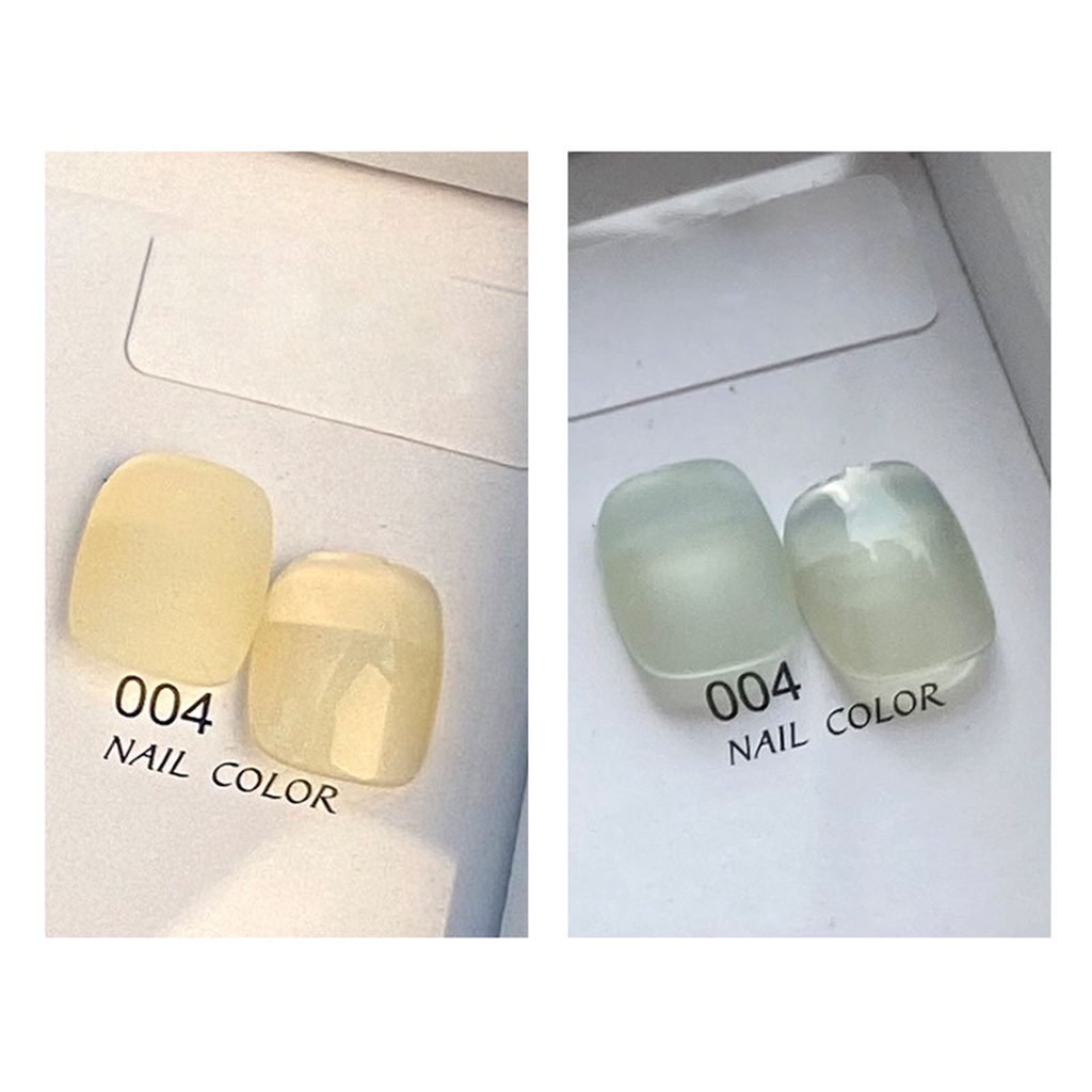 Sơn Móng Tay 8ml Dạng Thạch Trong Mờ Dễ Tẩy Trang Lâu Trôi Dùng Cho Salon Làm Đẹp