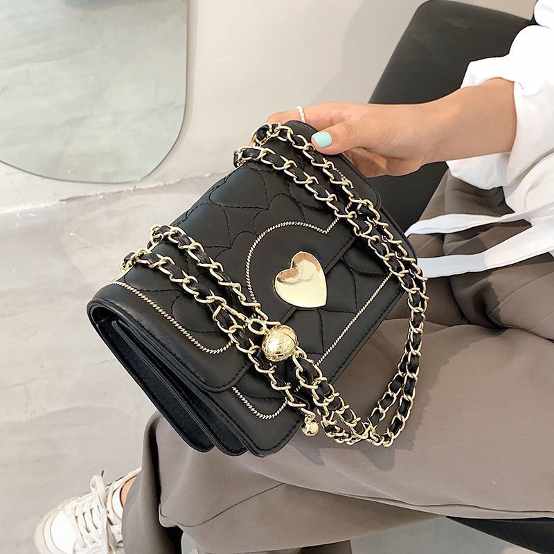 Túi Xách Đeo Chéo Khóa Nam Châm Thời Trang Cho Nữ