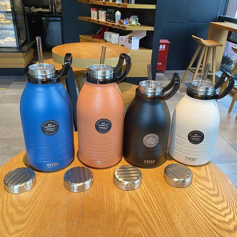 Bình Giữ Nhiệt Tyeso 1500ML - 1900ML + Ống hút