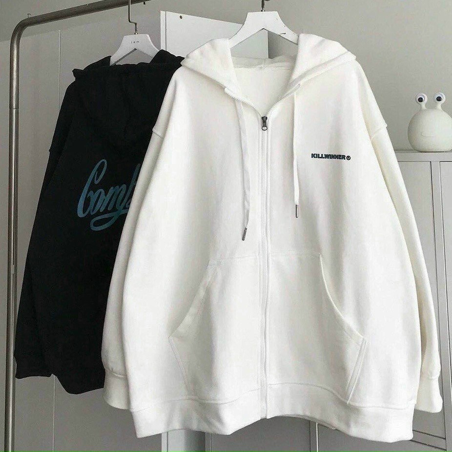 Áo Khoác Nỉ Combosure Có Nón mũ 2 Lớp  Hoodie Unisex Tay Dài Khóa Kéo Zip Nam Nữ Cặp Đôi