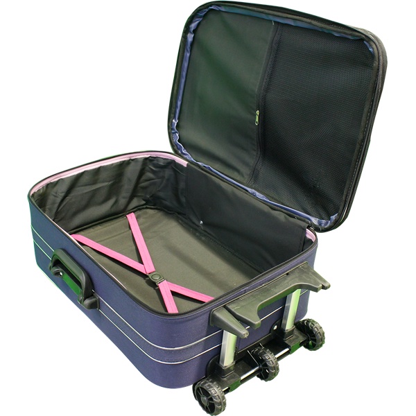 Vali Du Lịch Kéo Tay BI& TI màu đen có nắp 24 Inch