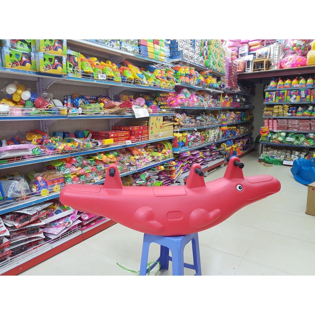 đồ chơi bập bênh nhựa đúc chắc chắn