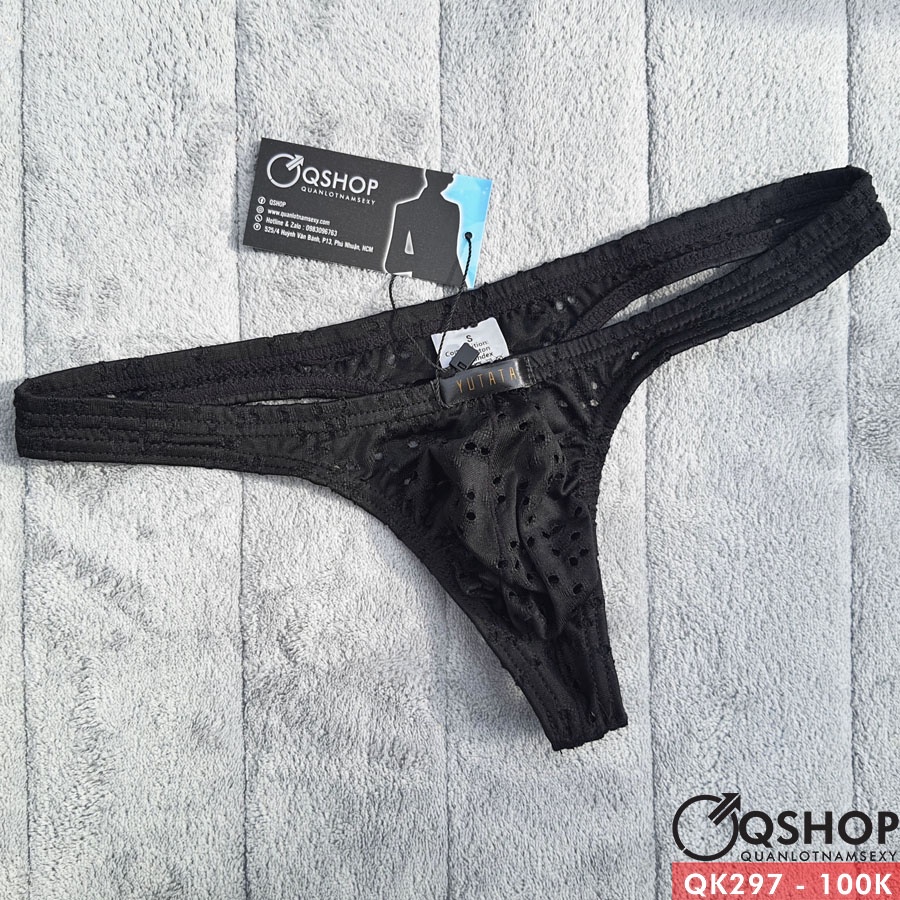 Quần lót lọt khe nam thun lưới lỗ QSHOP QK297