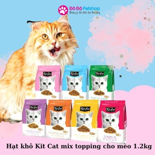 KIT CAT DRY CAT FOOD - Thức ăn cho mèo mix topping